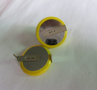 激光焊脚CR2032电池 卧式焊脚